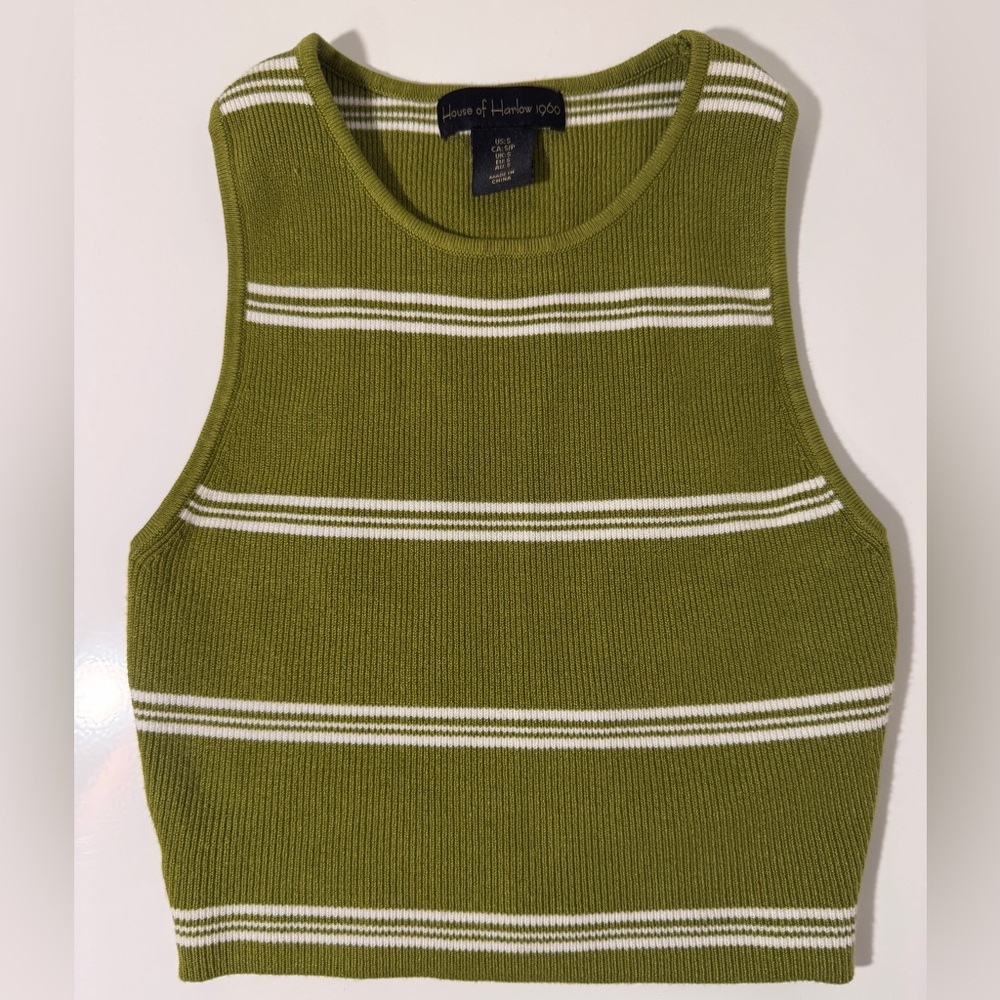House of Harlow 1960 Olive Sleeveless Top
